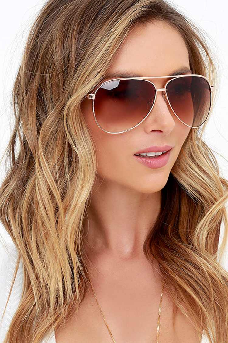 Quay Australia Top Gun Aviator Shades HIGH KEY Wire Frame Aviator Sunglasses – QUAY main image 4