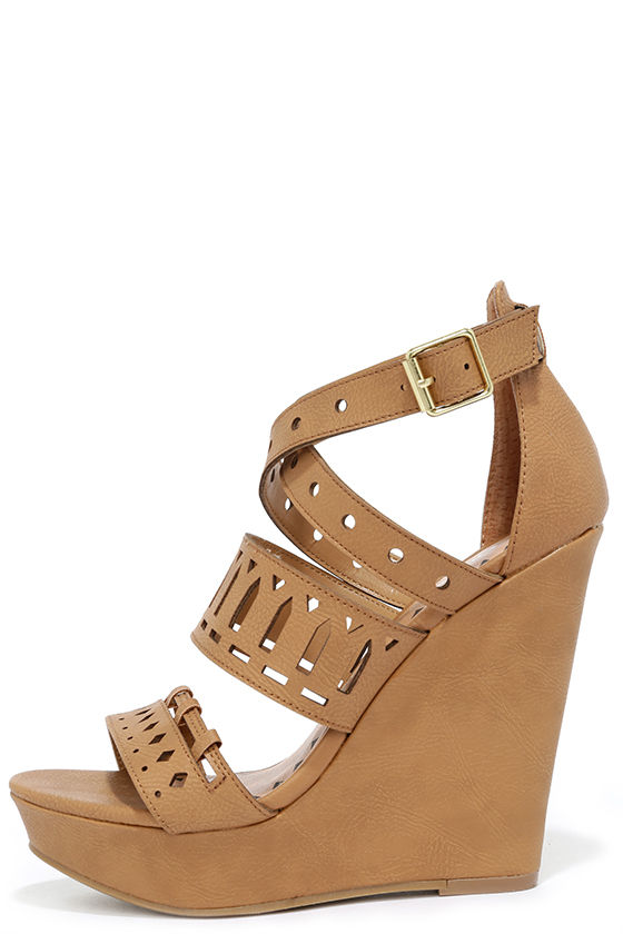 Chinese Laundry Montrose Camel Wedges Platform Wedges 69.00 Lulus