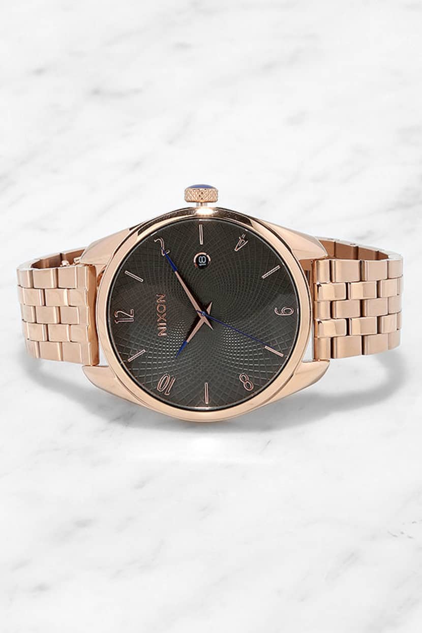 Nixon Rose Gold and Pink Bullet Watch s-l400.jpg main image 2