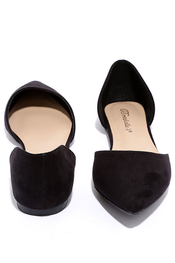 boots pointed flats white
