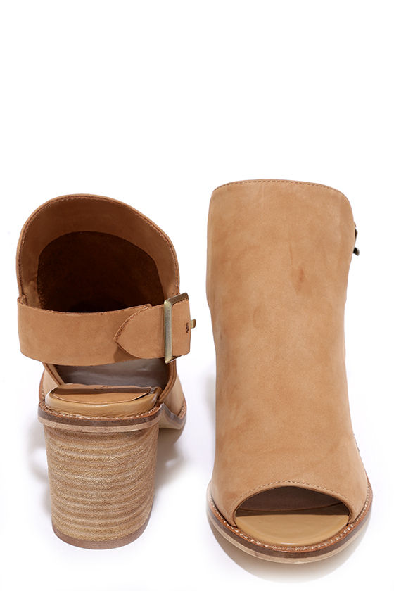 cute beige booties