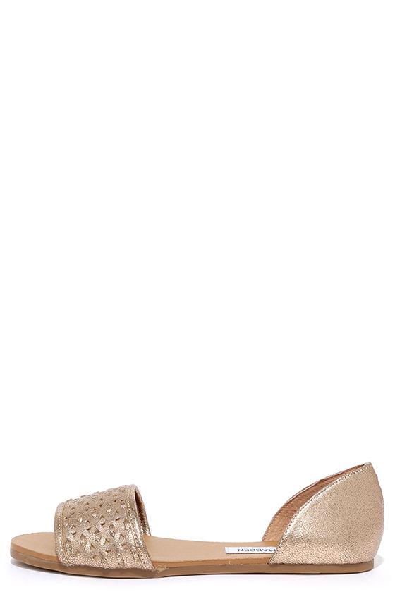 steve madden closed toe flat sandals