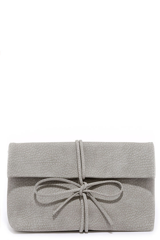 abro Clutch light grey casual look Bags Clutches 