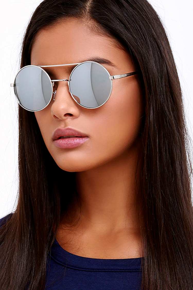 Round Here Silver Sunglasses