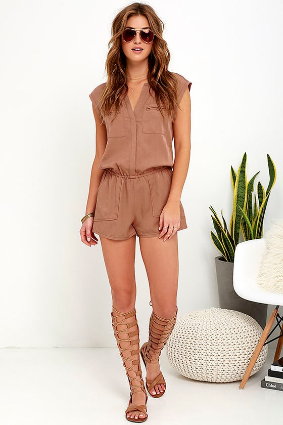 Fawn Strap Romper