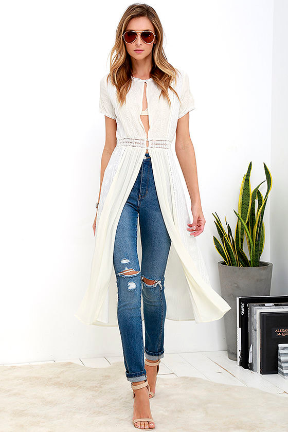 white maxi top