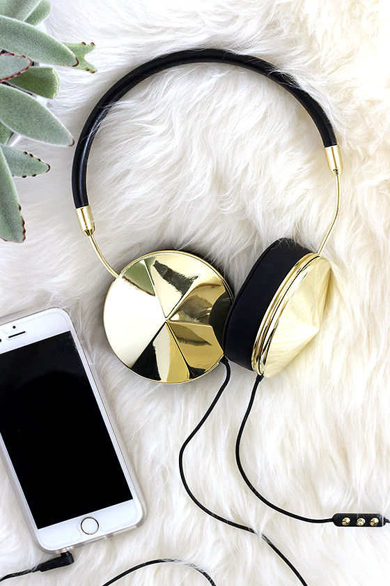 Frends with Benefits Taylor Gold and Black Headphones 1