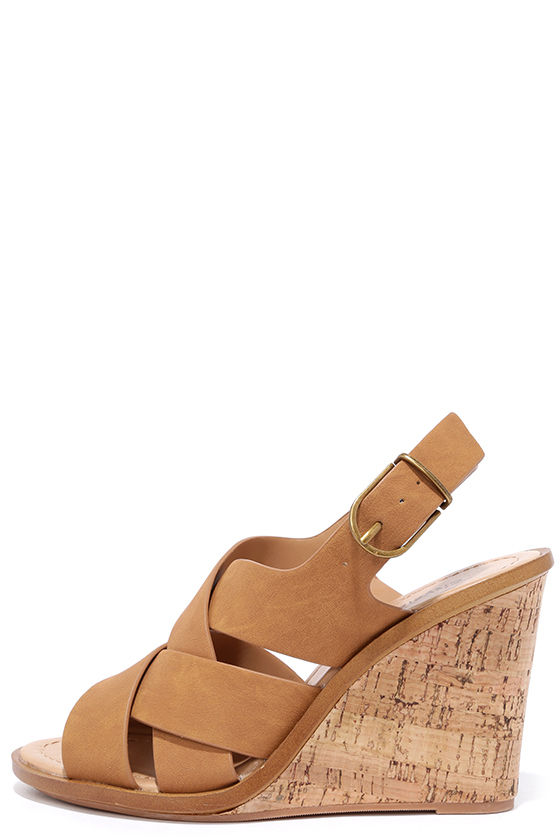 tan wedge sandals target
