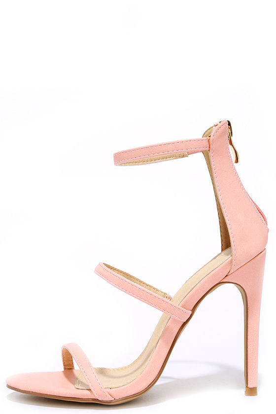 Sexy Blush Heels Dress Sandals High Heel Sandals 32.00 Lulus