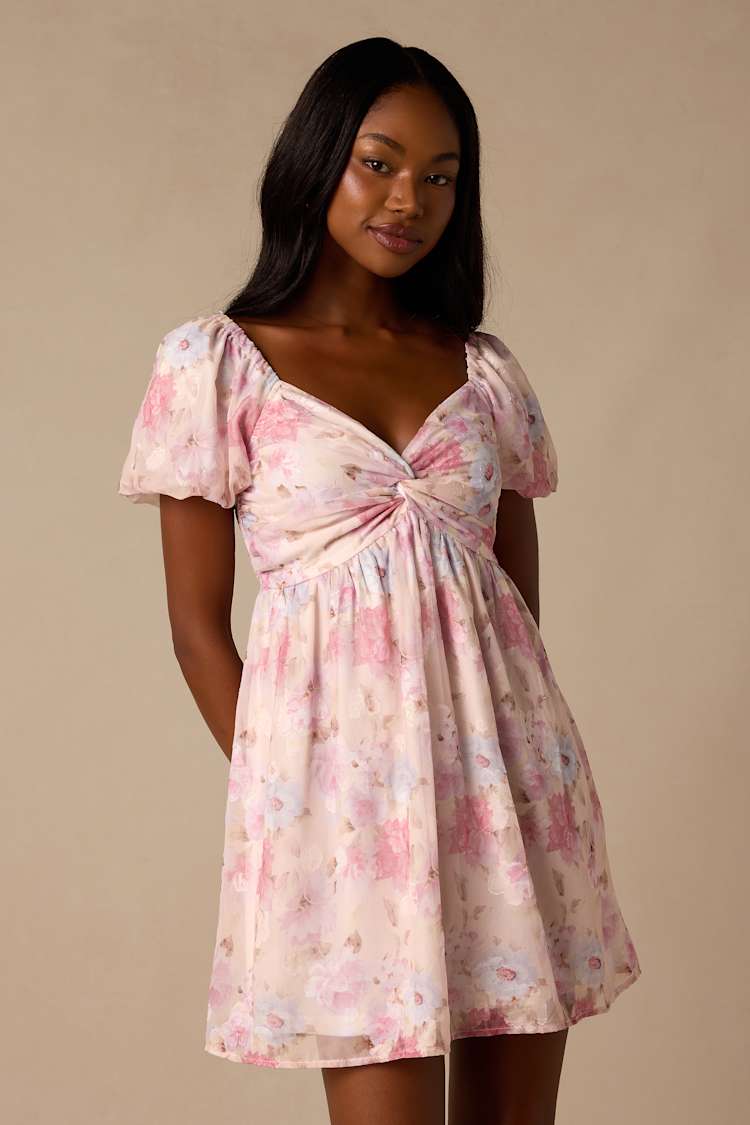 cute nude dresses Cheap High Low Prom Lace Midi Modest Homecoming Dresses ARD1128 MODEL INFO Model is what color tights with Color:Sunny Days price-2