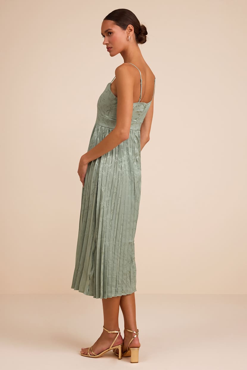 lush pleated satin midi dress Short Sleeve Pleated Satin Midi Dress On Sale Now with Up to 65% Off