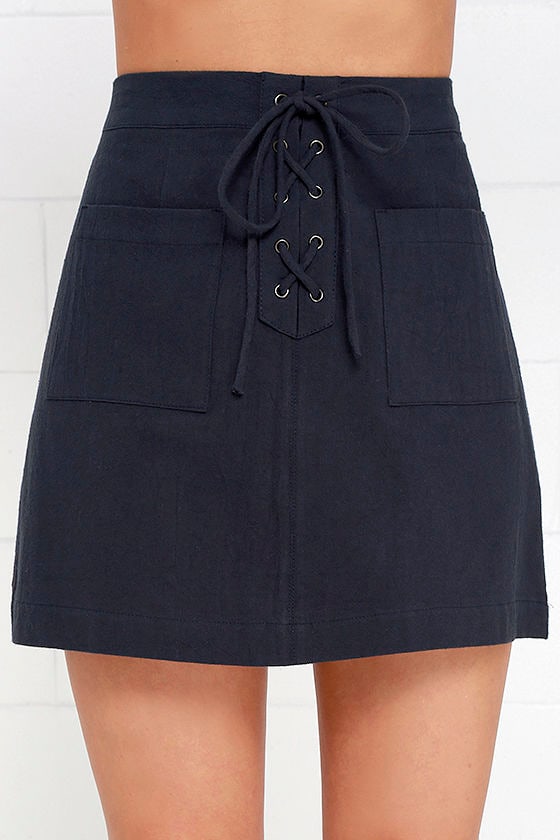 skirt for navy blue top
