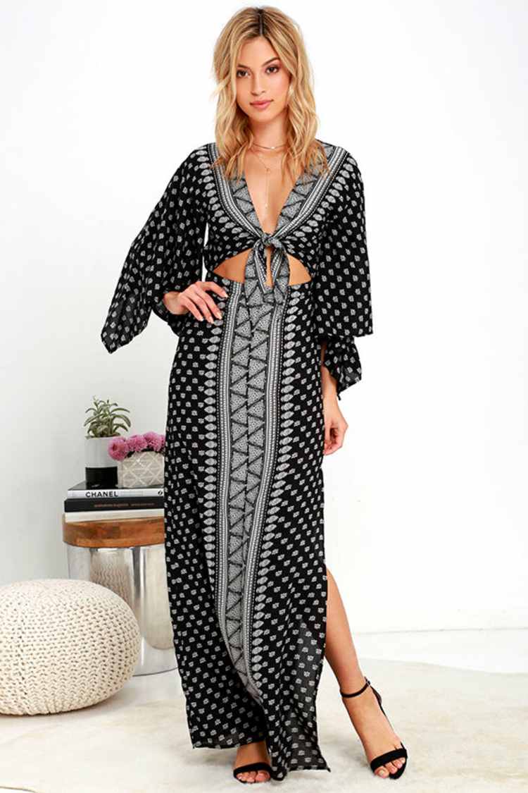 knee length dresses for ladies Amuse Society Bello Woven Maxi Dress – Studio Opal Boutique main image 1