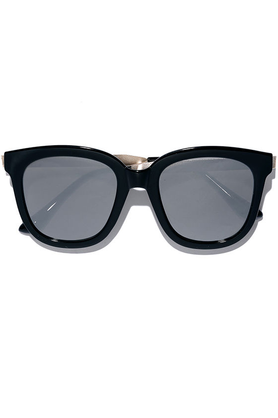 Black Sunglasses Mirrored Sunglasses Retro Sunglasses 20.00 Lulus