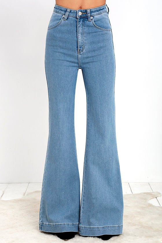 Rollas Eastcoast Flare - Light Wash Jeans - Flare Jeans
