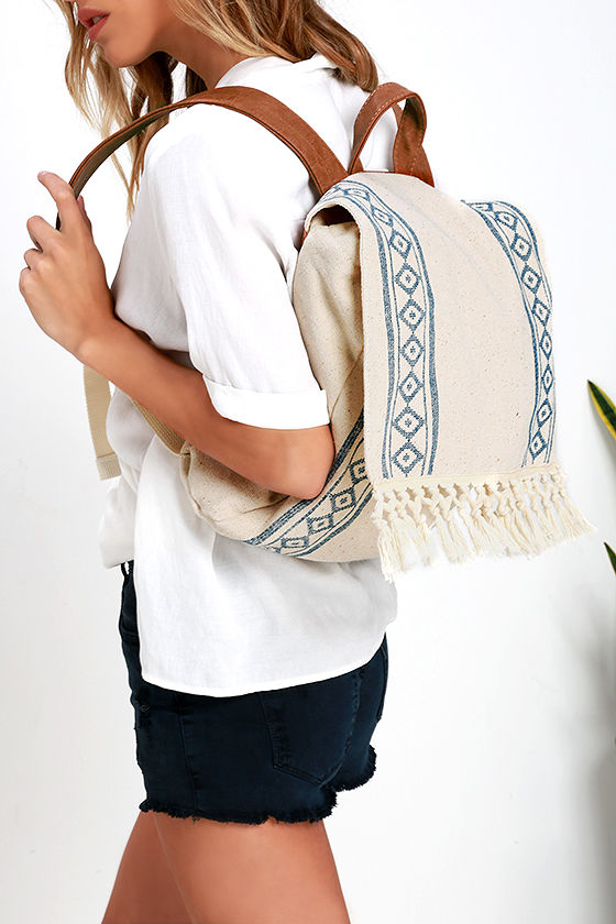 Billabong Moonglow Beige Print Backpack