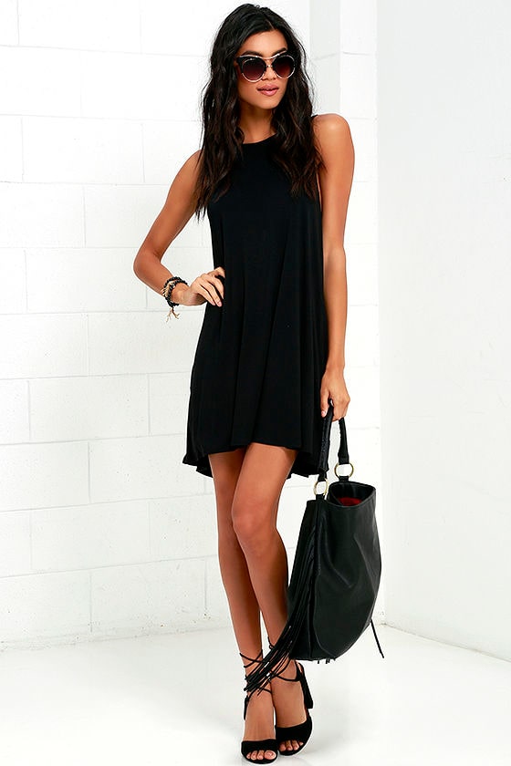 RVCA Sucker Punch 2 Black Swing Dress 2