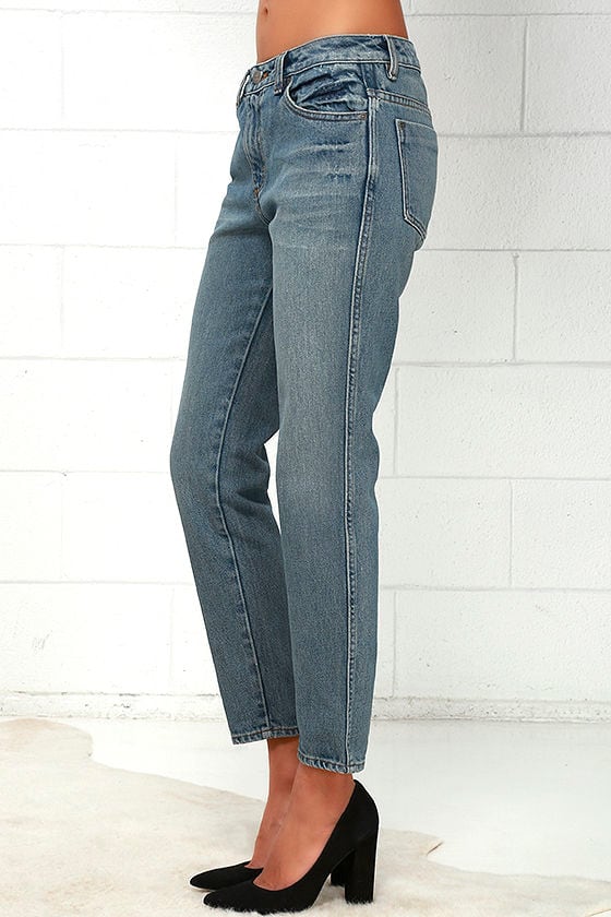 RVCA Kewl Kid - Medium Wash Jeans - Ankle Jeans - $70.00