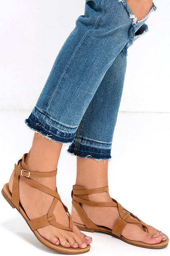 Boho Babe Tan Thong Sandals 2