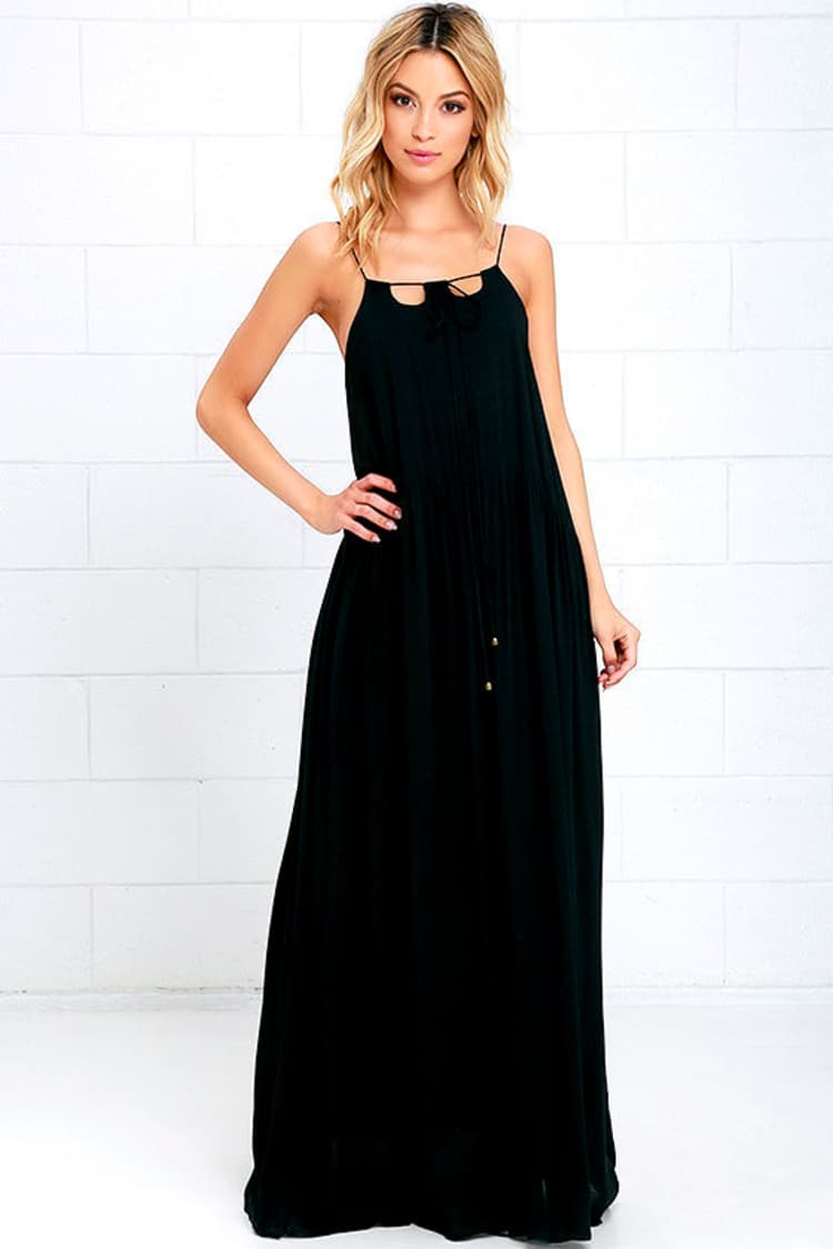 Lovely Black Maxi Dress - Cutout Dress - Boho Dress - $83.00 - Lulus Lovely Black Maxi Dress - Cutout Dress - Boho Dress - $83.00 - Lulus