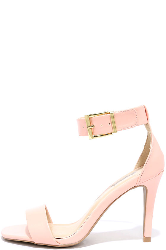 Heels & Wedges | Peach 🍑colour Heels | Freeup