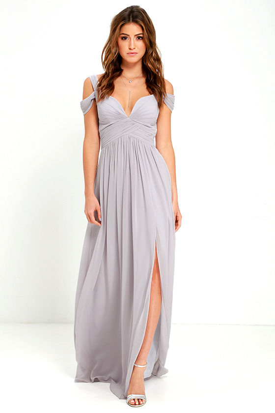 lulus ocean of elegance ivory maxi dress