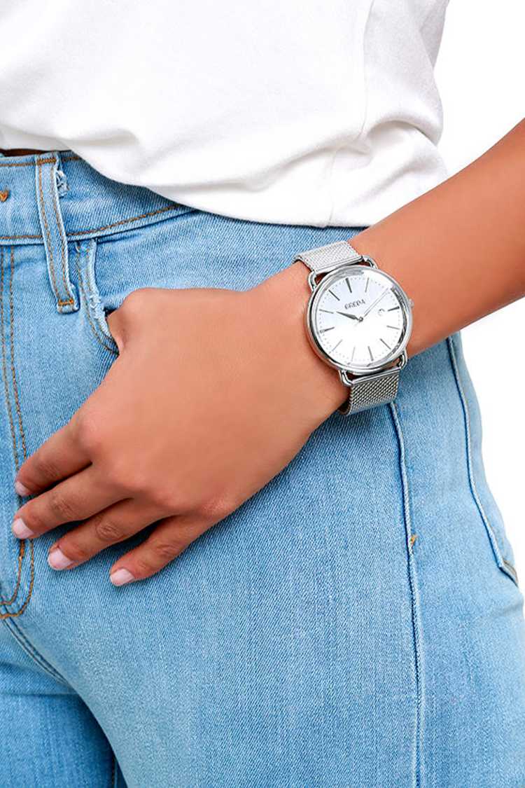 Breda Linx Watch - Silver Watch - Women display picture 2