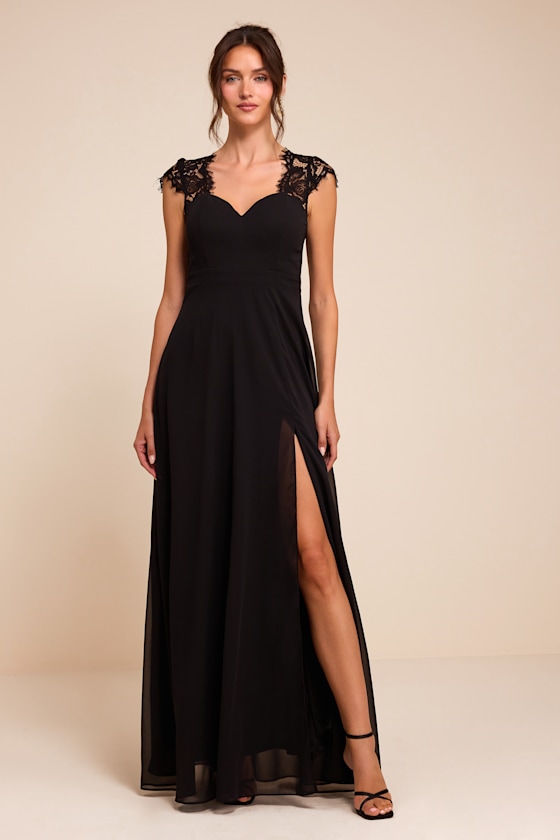 lulus black dress Slinky Knit Ruched Maxi | Womens | X-Large (Available in M, L) | Do Not Bleach Lulus, Believe in love black