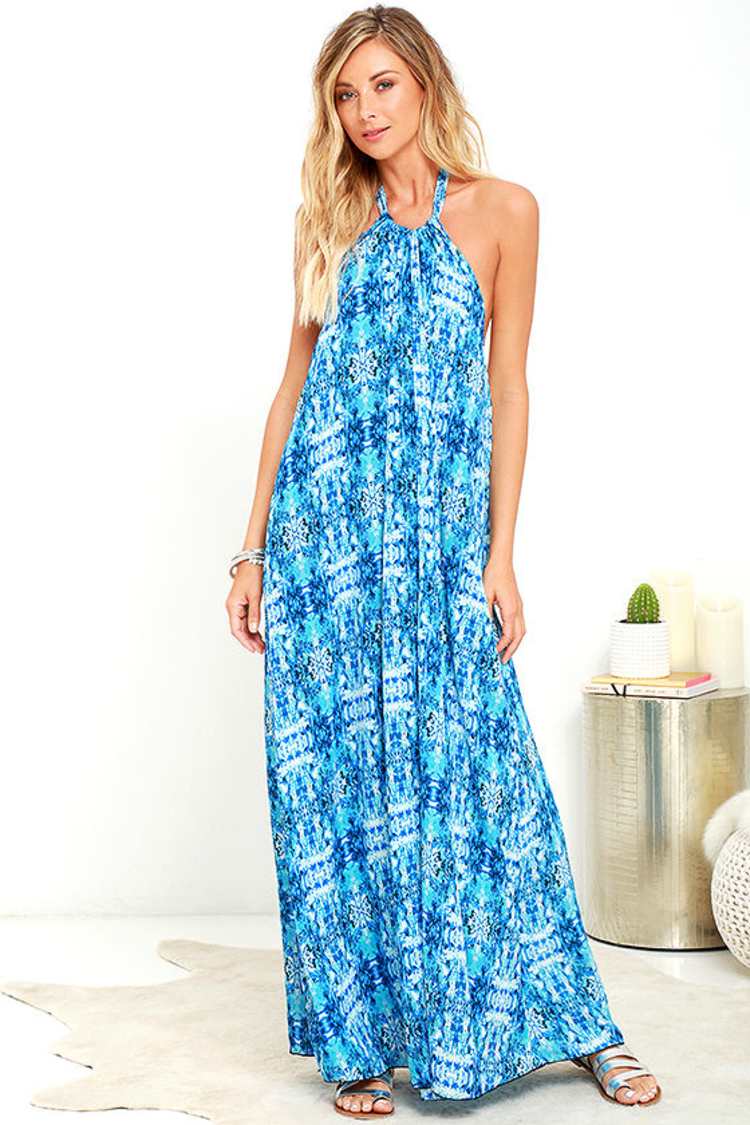 chinese dress ladies Baja Holiday Floral Maxi main image 0