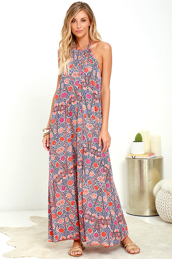 halter maxi