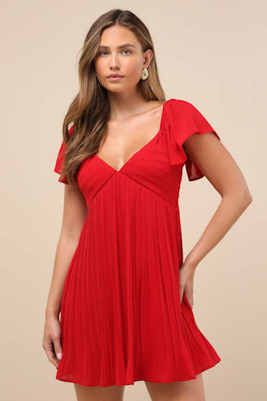 Short Red Dresses - Red Mini Dresses - Lulus