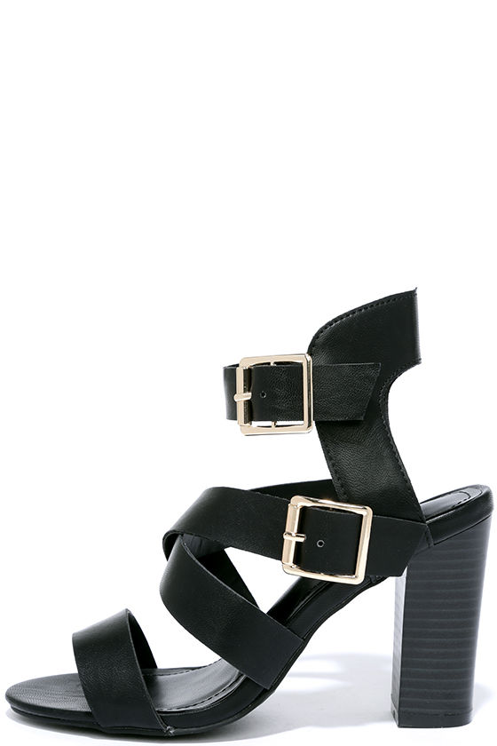 Cute Black Heels - Heeled Sandals - $25.00 - Lulus