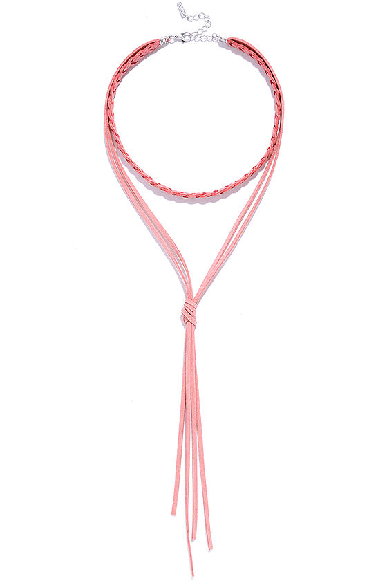 Work Its Magic Pink Layered Necklace