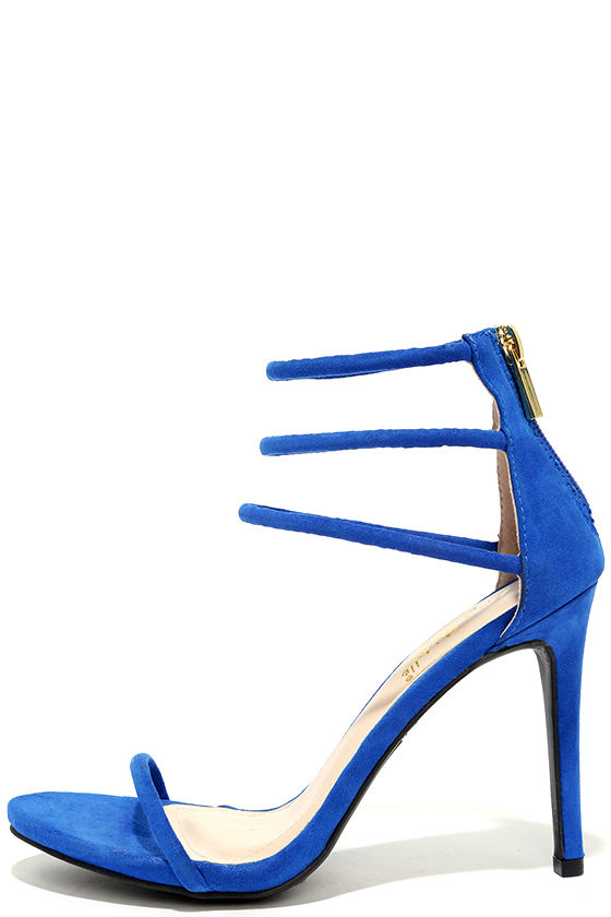 Pretty Blue Heels - Dress Sandals - High Heel Sandals - $34.00 - Lulus