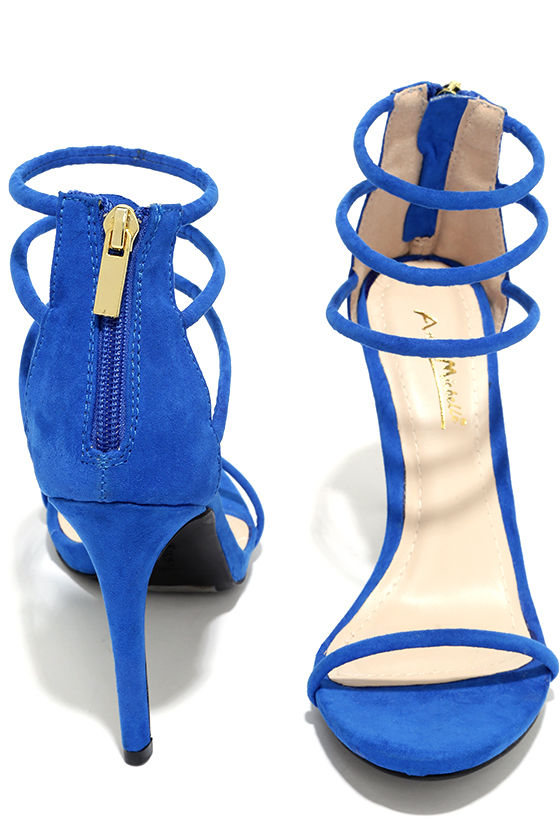 Pretty Blue Heels - Dress Sandals - High Heel Sandals - $34.00 - Lulus