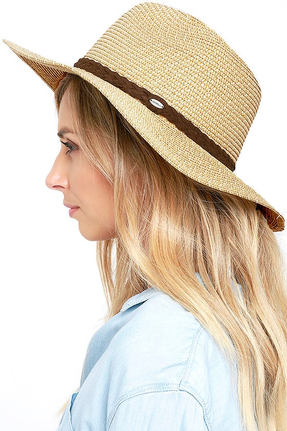 soulland adler fedora hat cap ベージュ O'Neill Sightseer - Beige Hat - Fedora - Straw Hat - $29.50