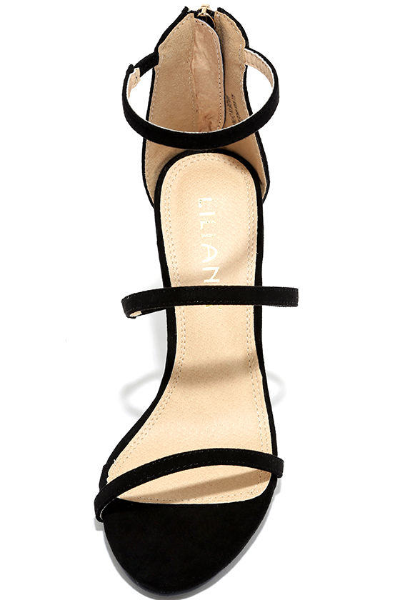Sexy Black Heels - Dress Sandals - High Heel Sandals - $32.00