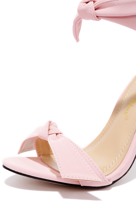 Petite Ankle Strap Glitter Dress Heels With Bow Tie(3/6/8/10cm Heel) GS393