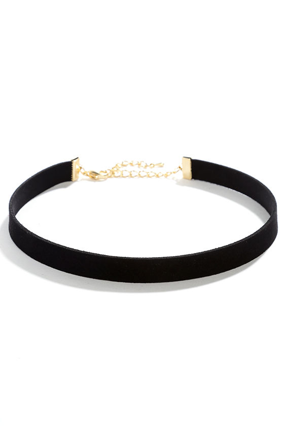 Day of Zest Black Choker Necklace 2