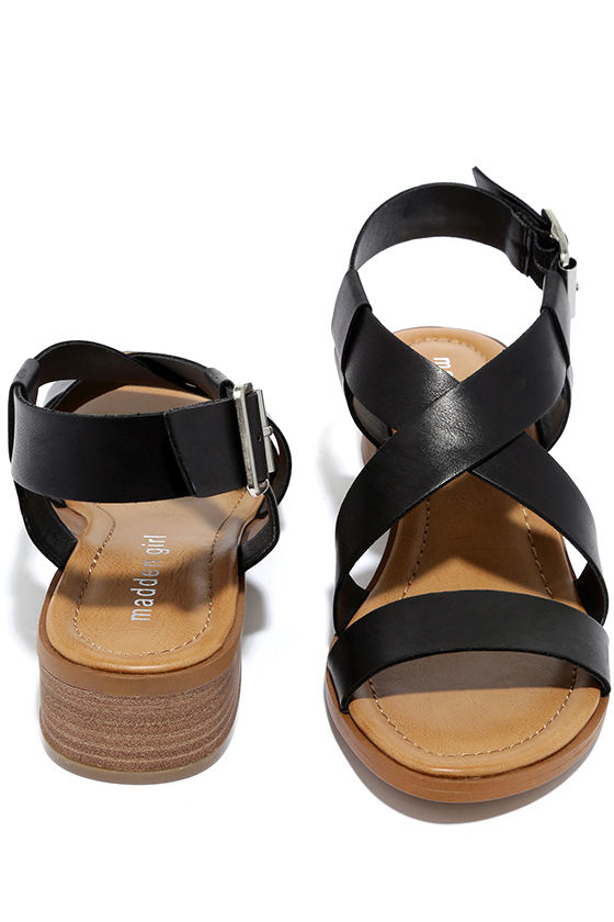 Madden Girl Tulum Black Heeled Sandals 2