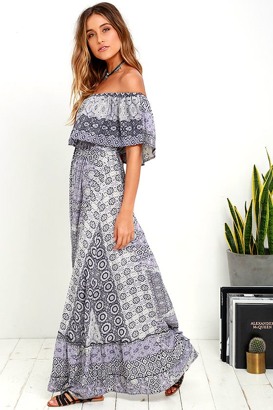 coast purple maxi dress