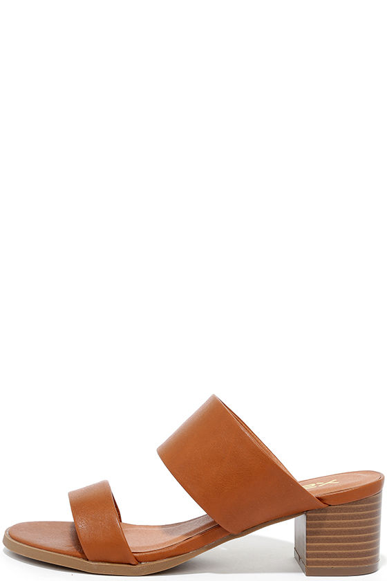 womens tan slide sandals