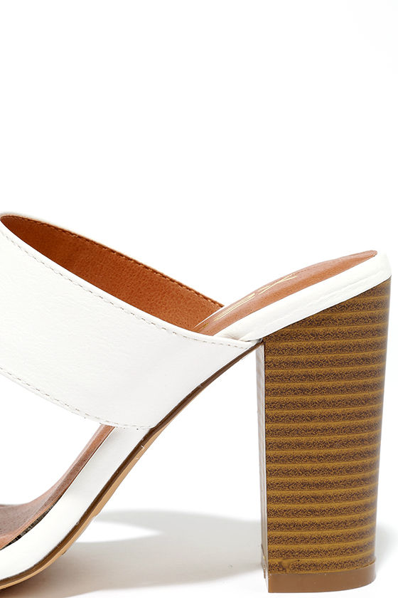 vegan mule heels
