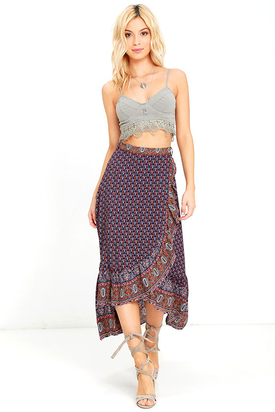 lulus wrap skirt