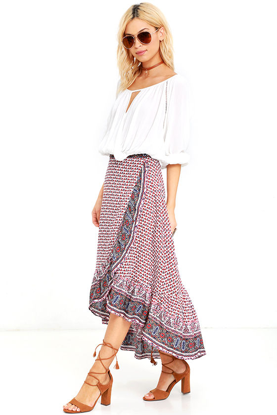lulus wrap skirt
