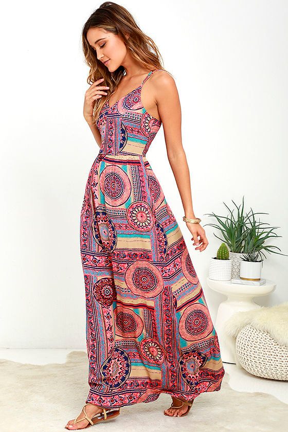 Coral Dresses with Straps