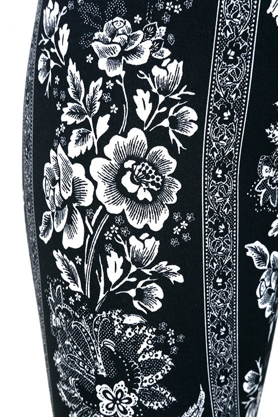 floral print flare pants