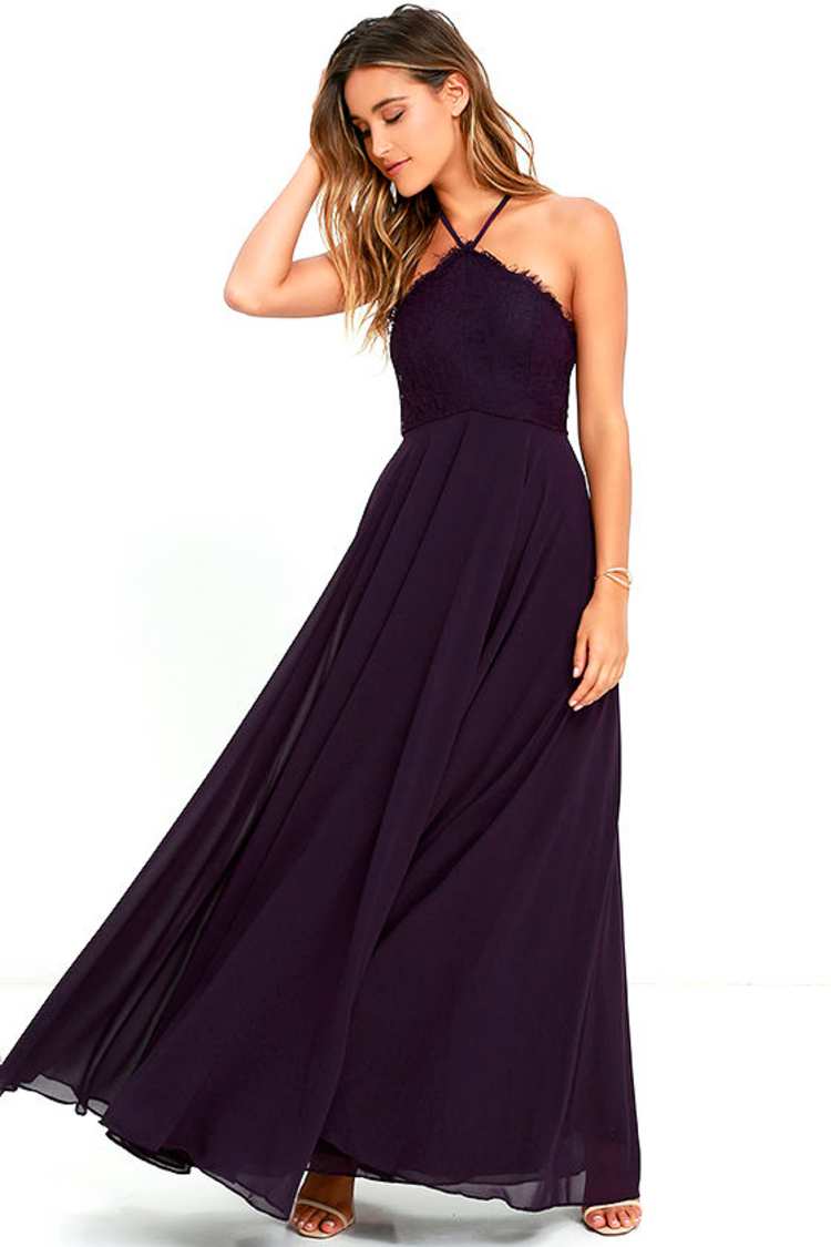 lulus everlasting enchantment maxi dress Stunning Light Peach Dress - Maxi Dress - Halter Dress - Lace Dress - $84.00