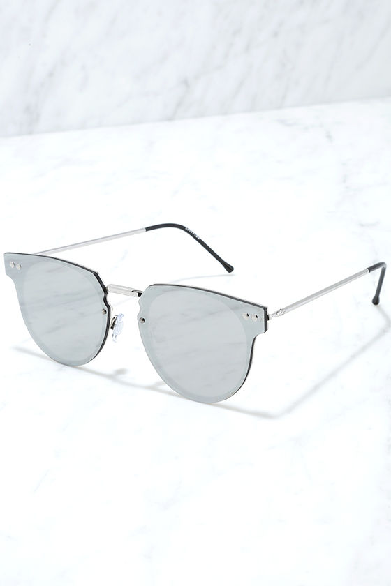 Spitfire Cyber Silver Mirrored Sunglasses
