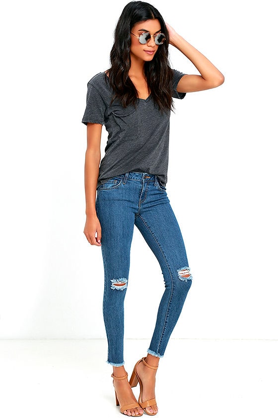 Aiden Jeans - Distressed Medium Wash